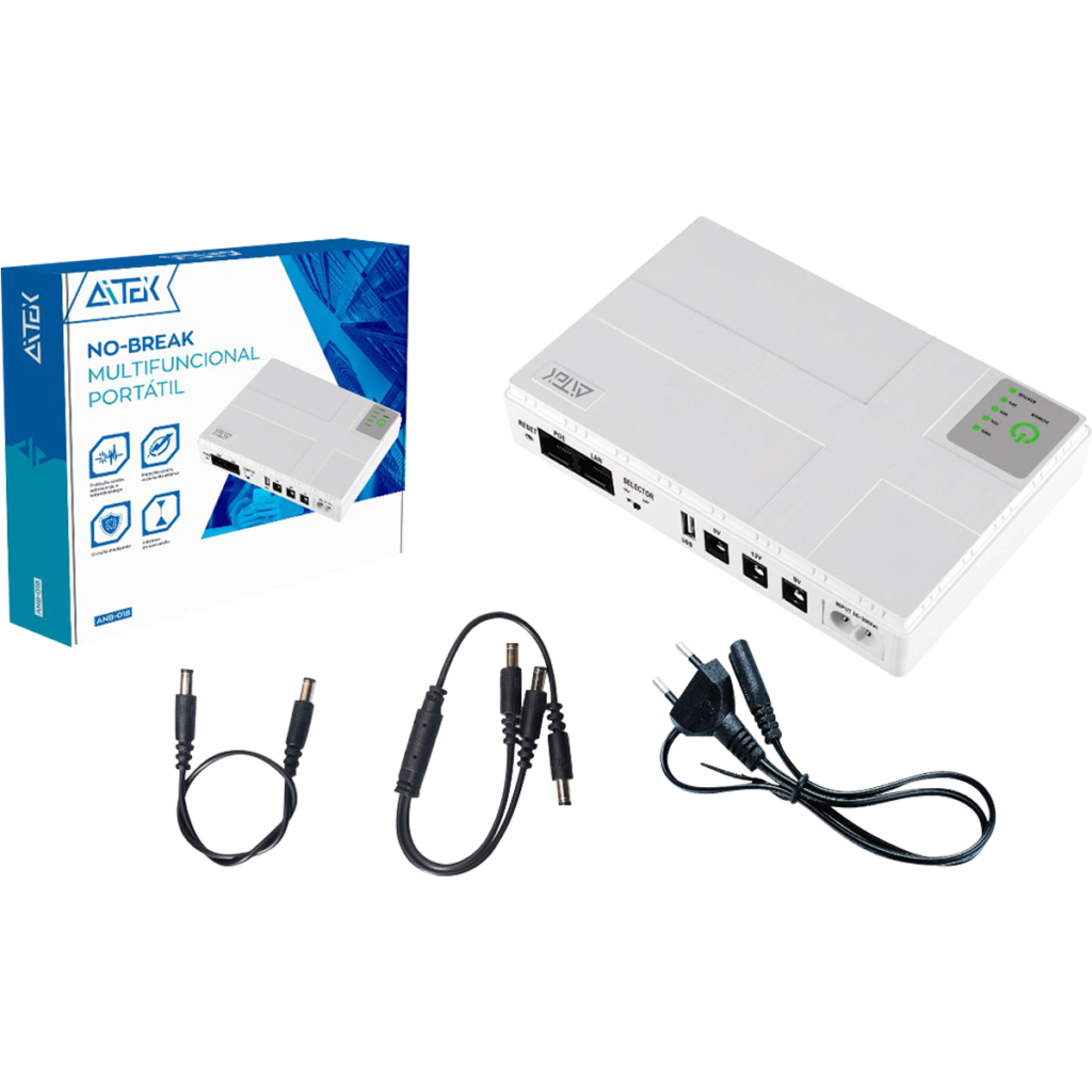 Nobreak Multifuncional Portátil 18w Aitek